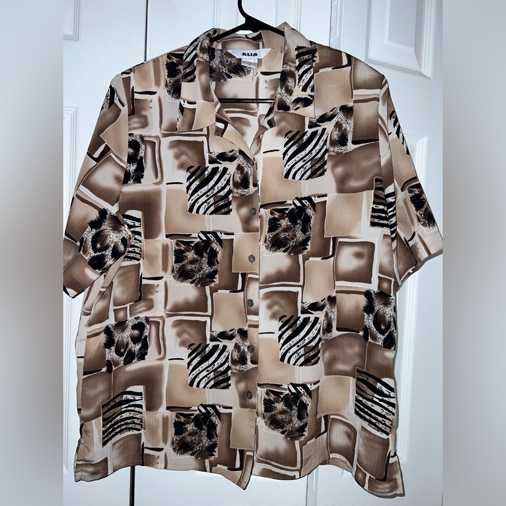 ALÍA blouse multi color size 14 for women’s